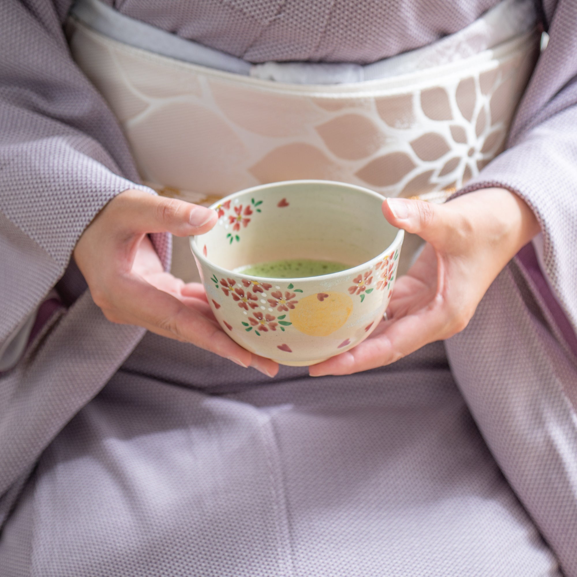 Sakura and Moon Matcha Bowl