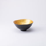 Yoshita Kasho Glass Gold Matcha Bowl Chawan