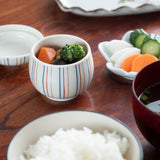 Tasei Kiln Tri-Color Tokusa Arita Chawanmushi Bowl