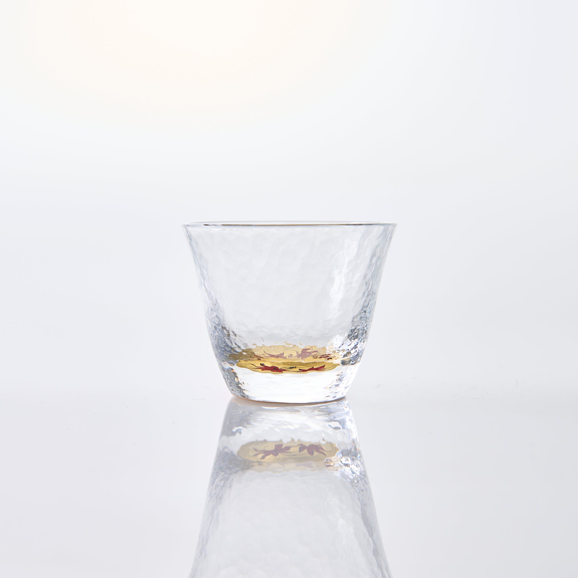 Yoshita Kasho Maple Leaves Maki-e Glass Sake Cup