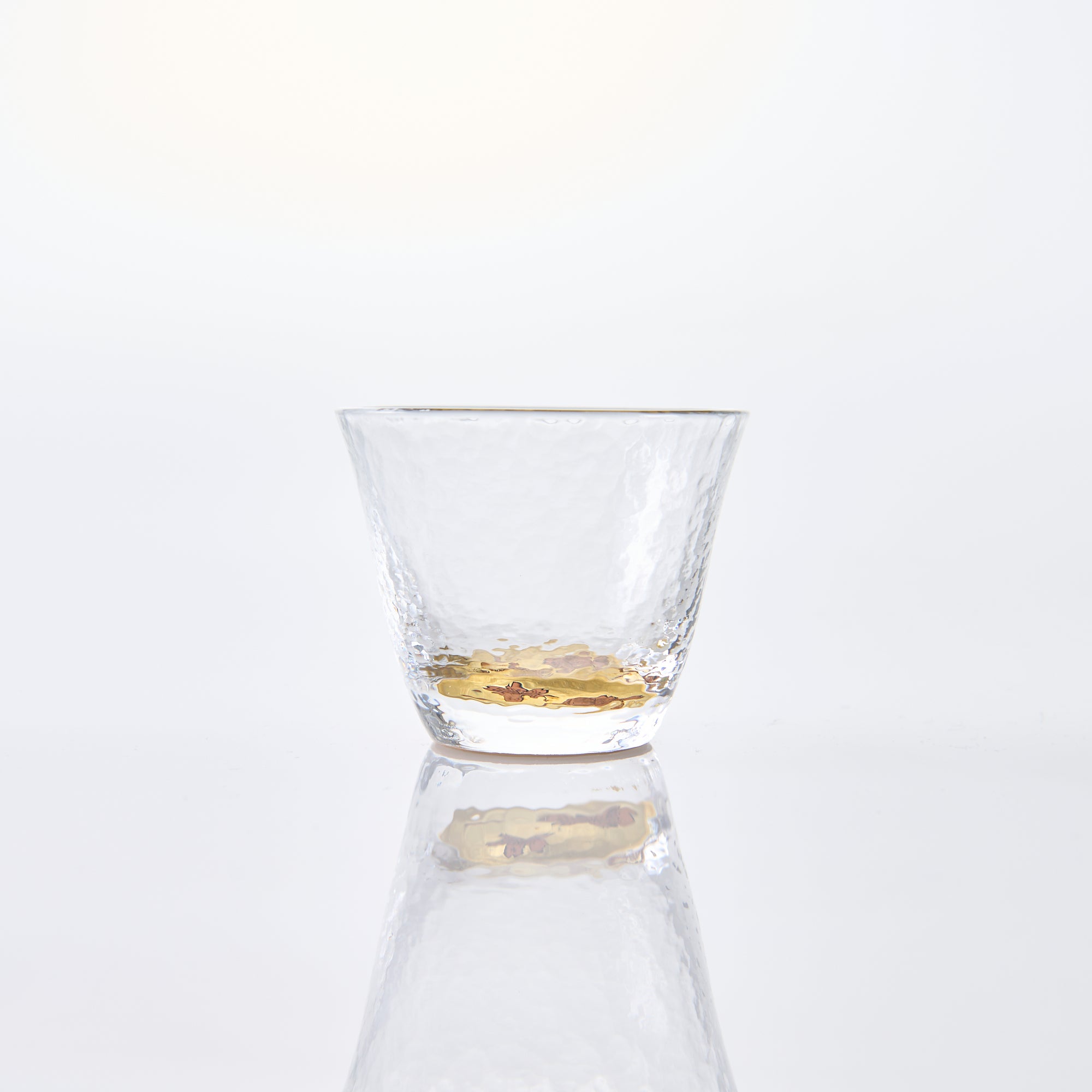 Sakura Maki-e Glass Guinomi Sake Cup