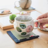 Musashi Kiln Camellia Mino Ware Mug