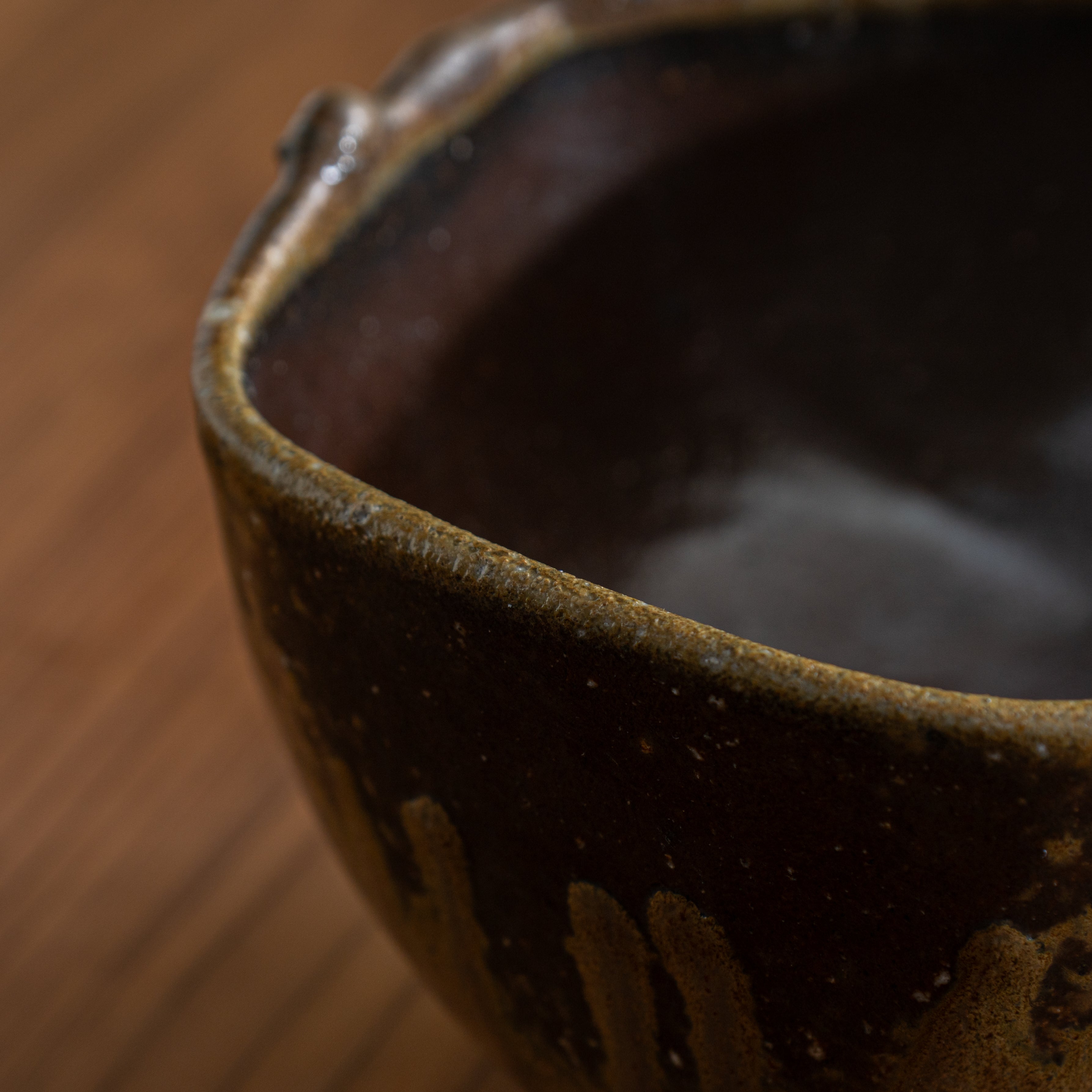 Tamadare Five-Sided Matcha Bowl Chawan