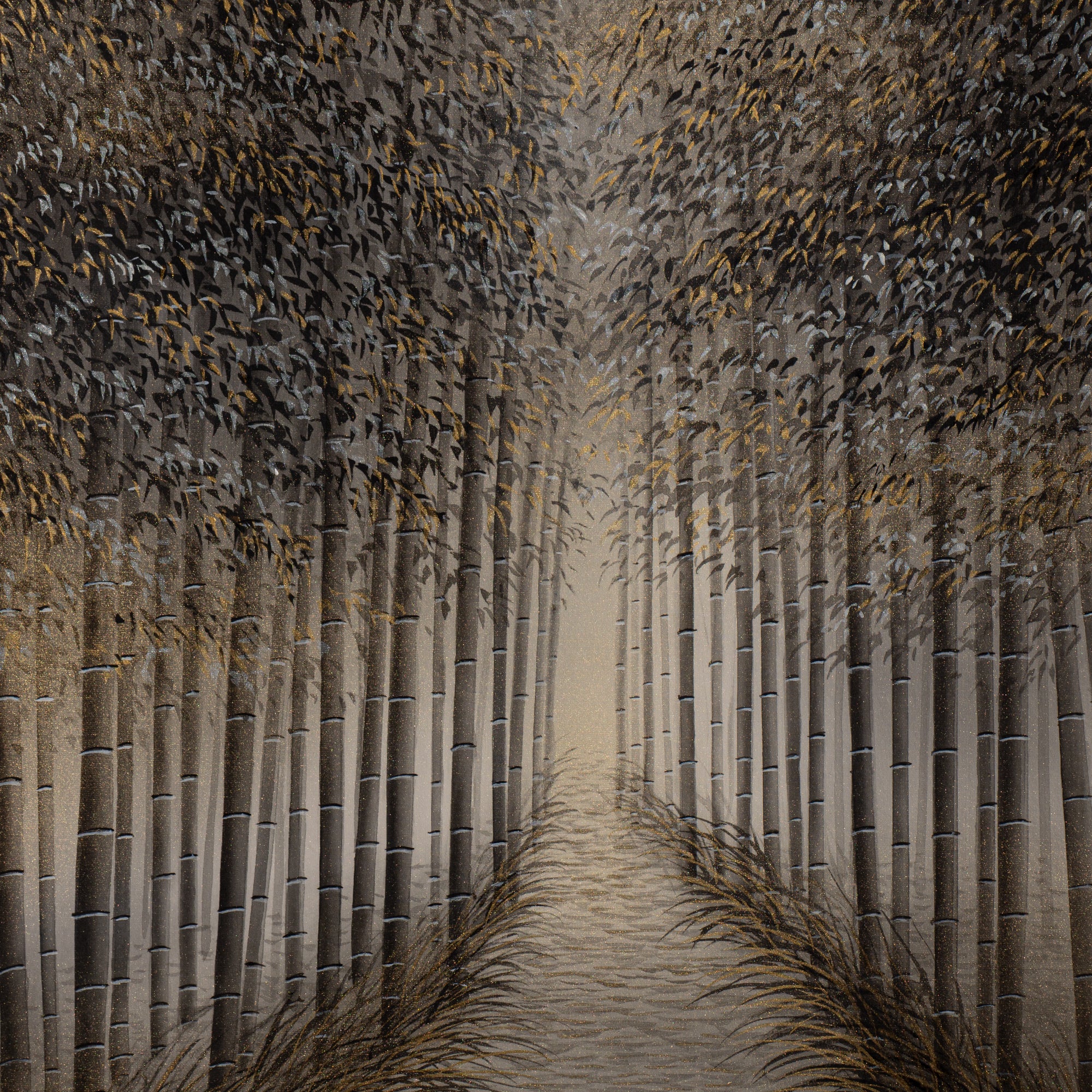 Bamboo Grove Kakejiku Hanging Scroll
