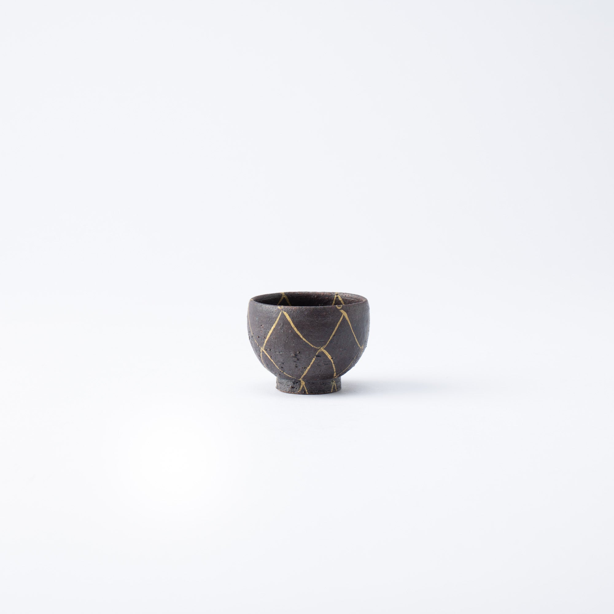 Kinsai Mesh Design Ochoko Sake Cup