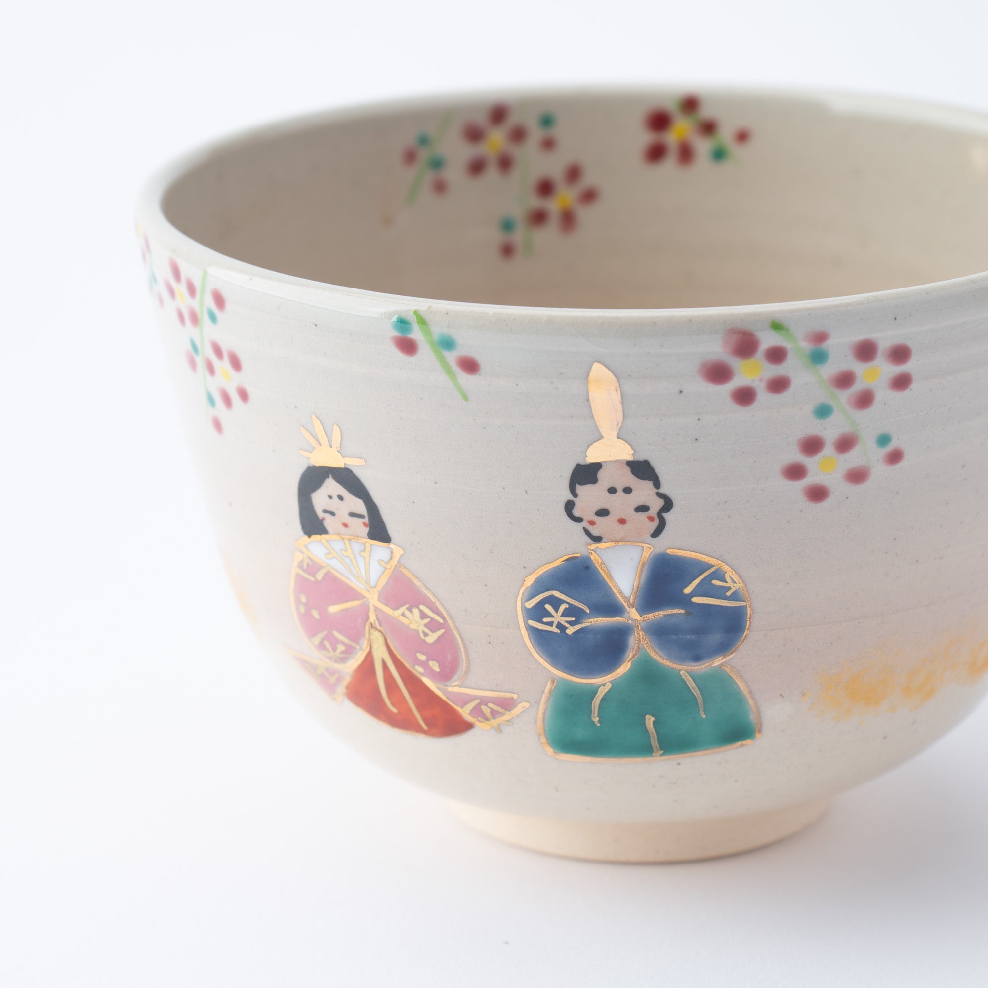 Hinamatsuri Kyo Ware Matcha Bowl