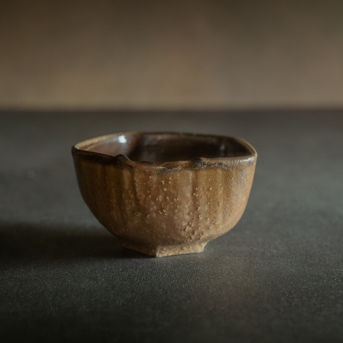 Goma Five-Sided Matcha Bowl