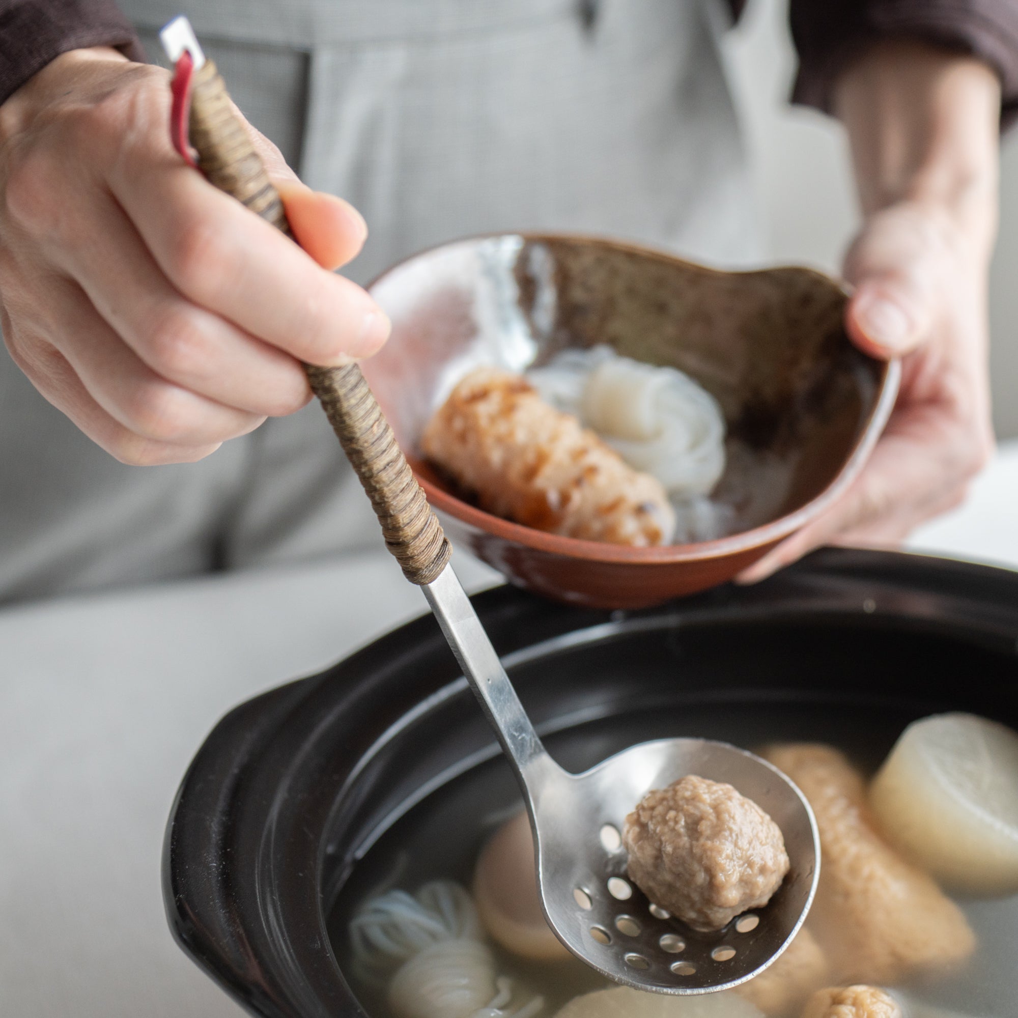 Stainless Steel Perforated Ladle