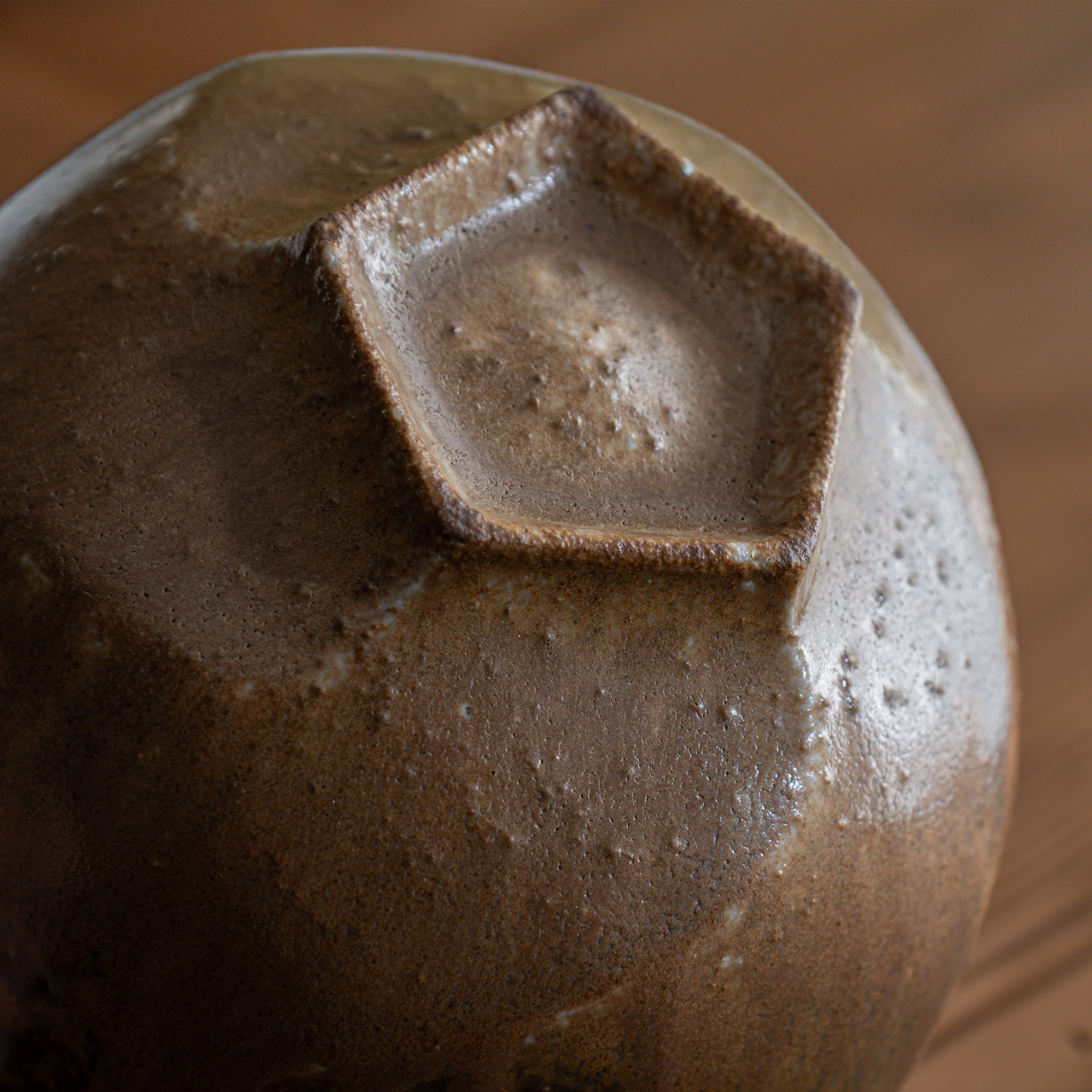 Shima Five-Sided Matcha Bowl