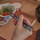 Issou Miyabi-gai Wakasa Lacquer Chopsticks 23cm/9in or 21cm/8.2in