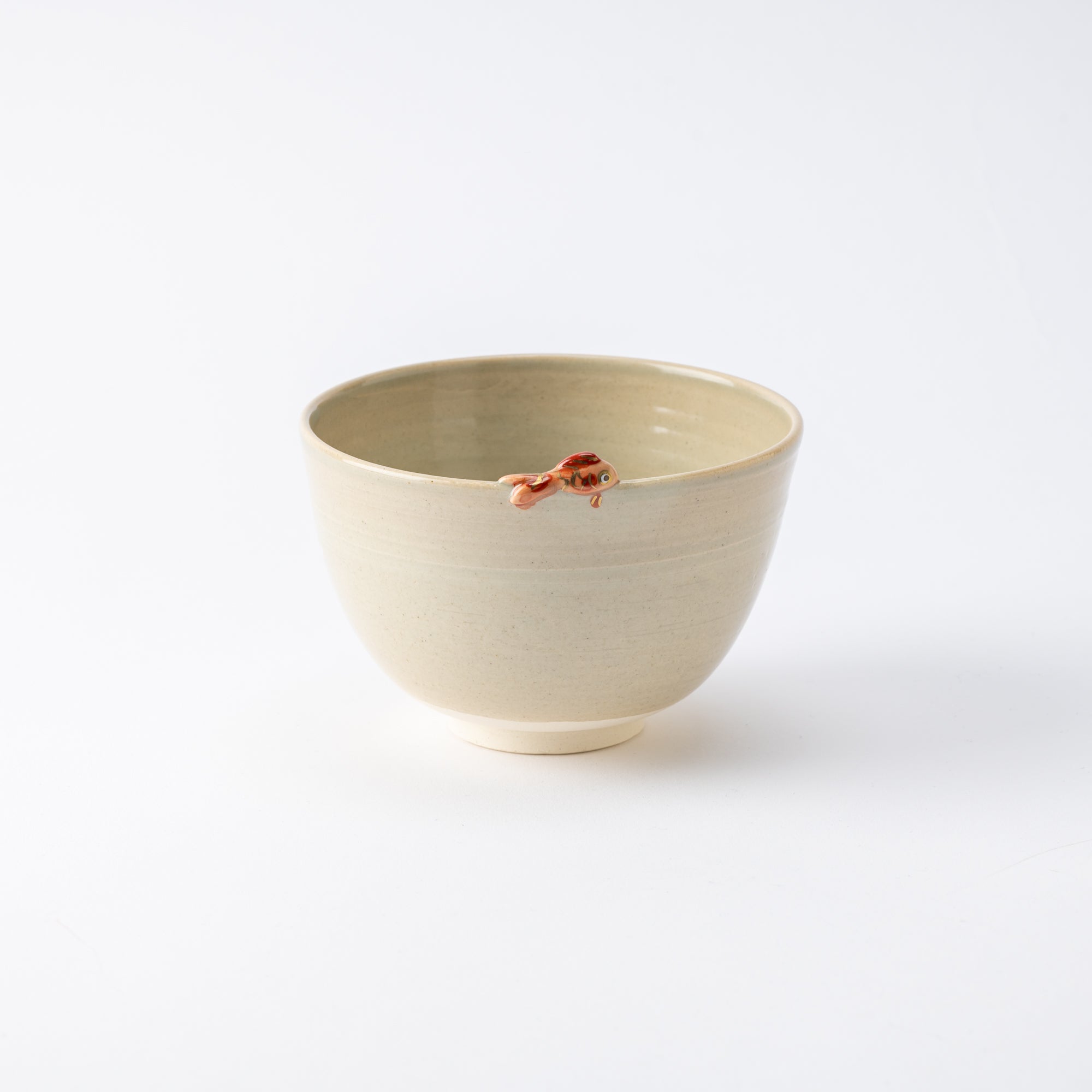 Bubbly Goldfish Matcha Bowl Chawan