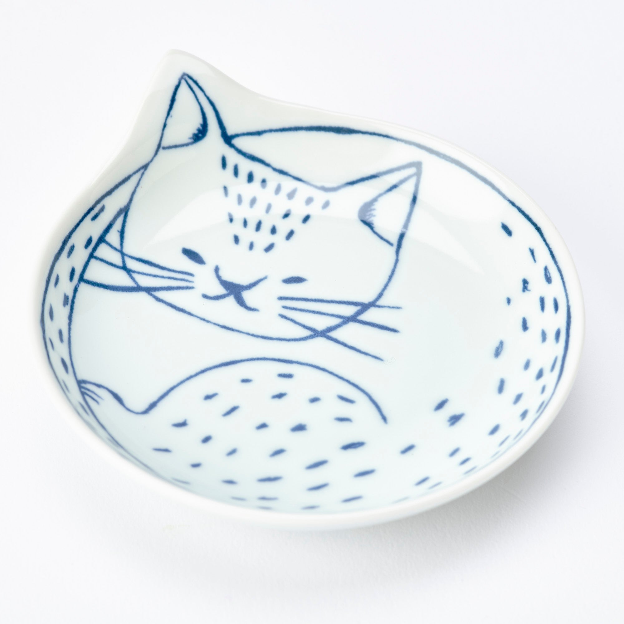 Coneco Cat Sauce Plate Set