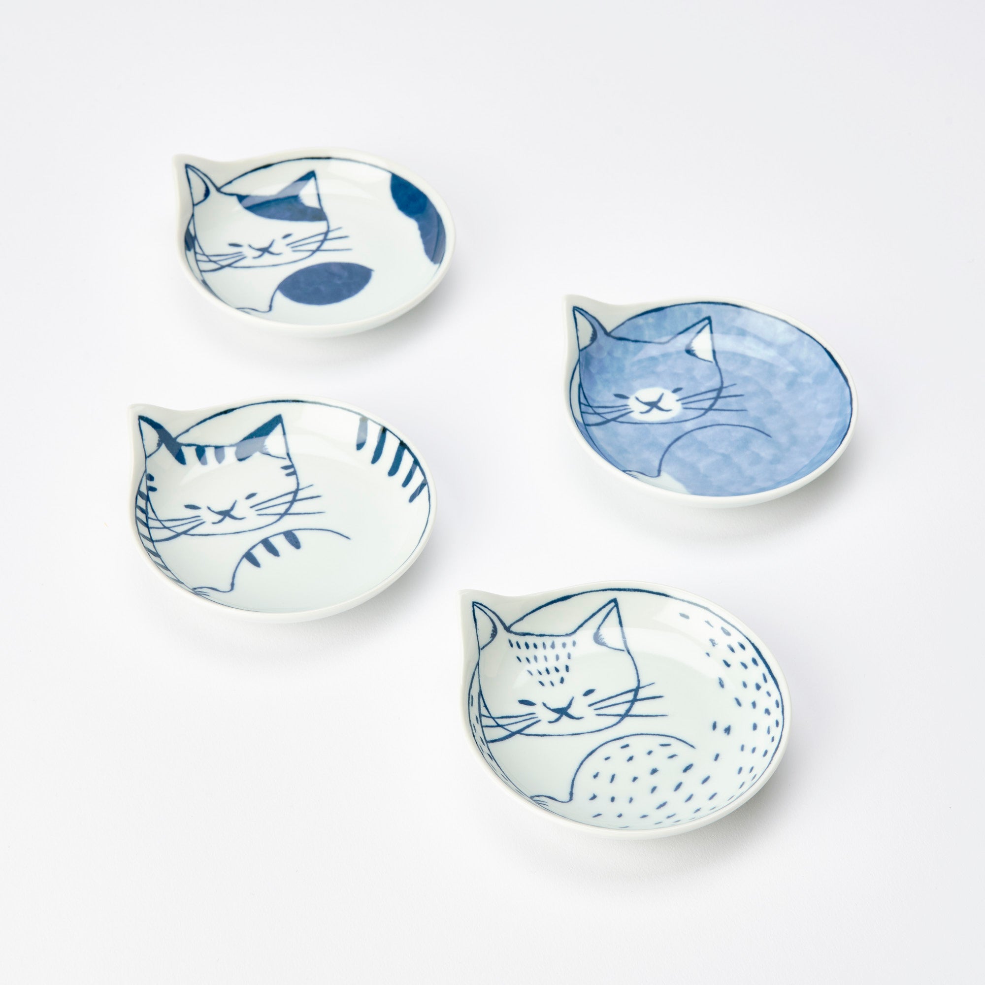 Coneco Cat Sauce Plate Set