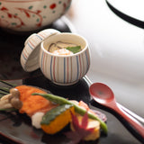 Tasei Kiln Tri-Color Tokusa Arita Chawanmushi Bowl