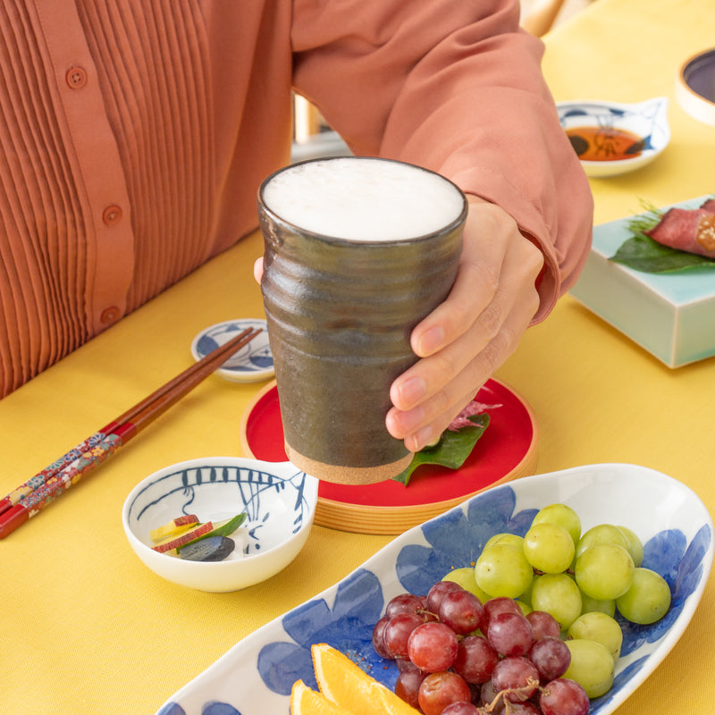 Kokuyu Kutani Beer Tumbler Pair