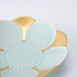 Hataman Touen Moist Gold Plum Blossom Imari Nabeshima Ware Side Plate