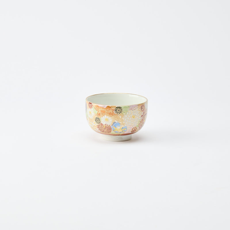 Hanazume Kutani Japanese Teacup Set of 5