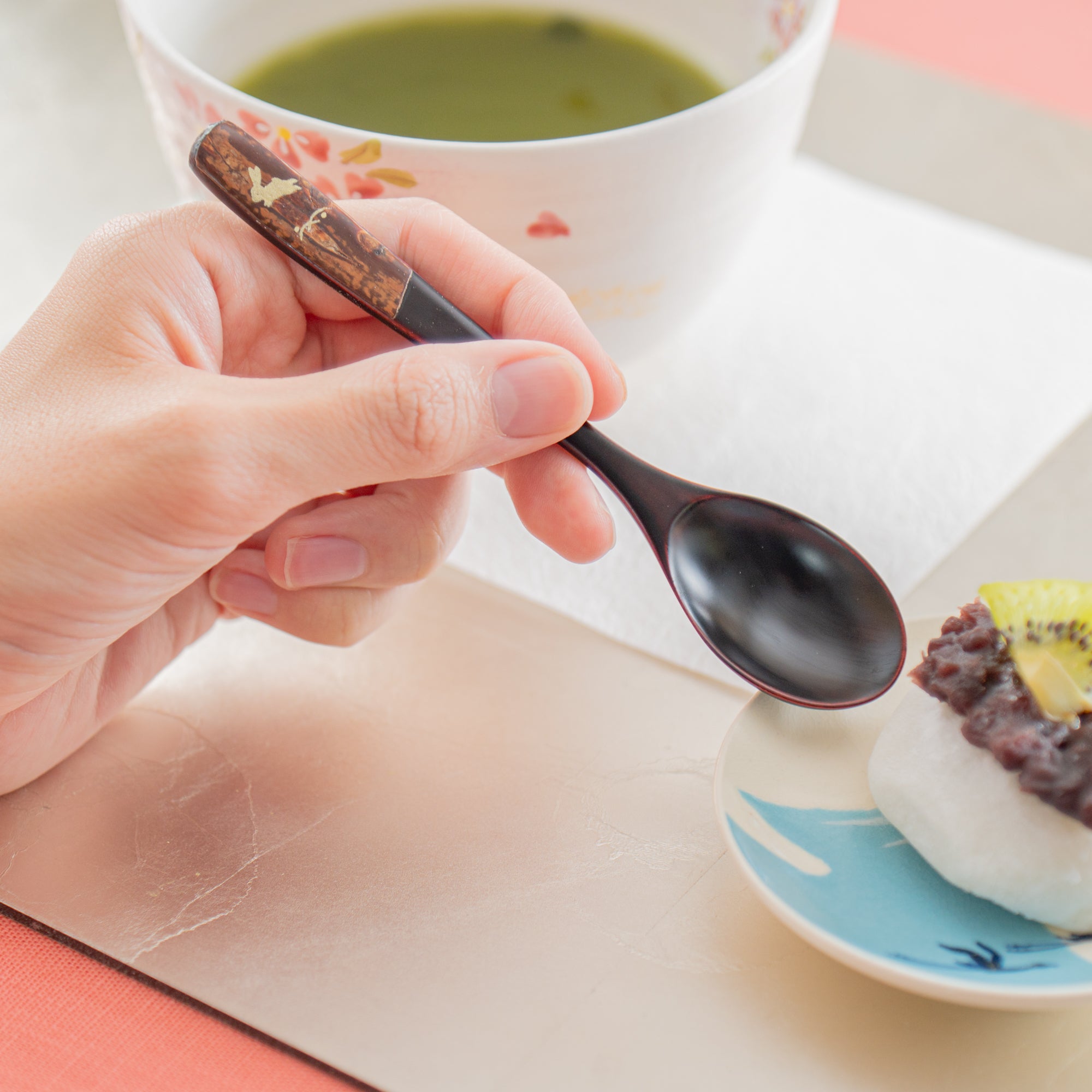 Musubi Mono Golden Rabbit Dessert Spoon