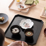 Turnip Square Shaped Yamanaka Lacquerware Tray
