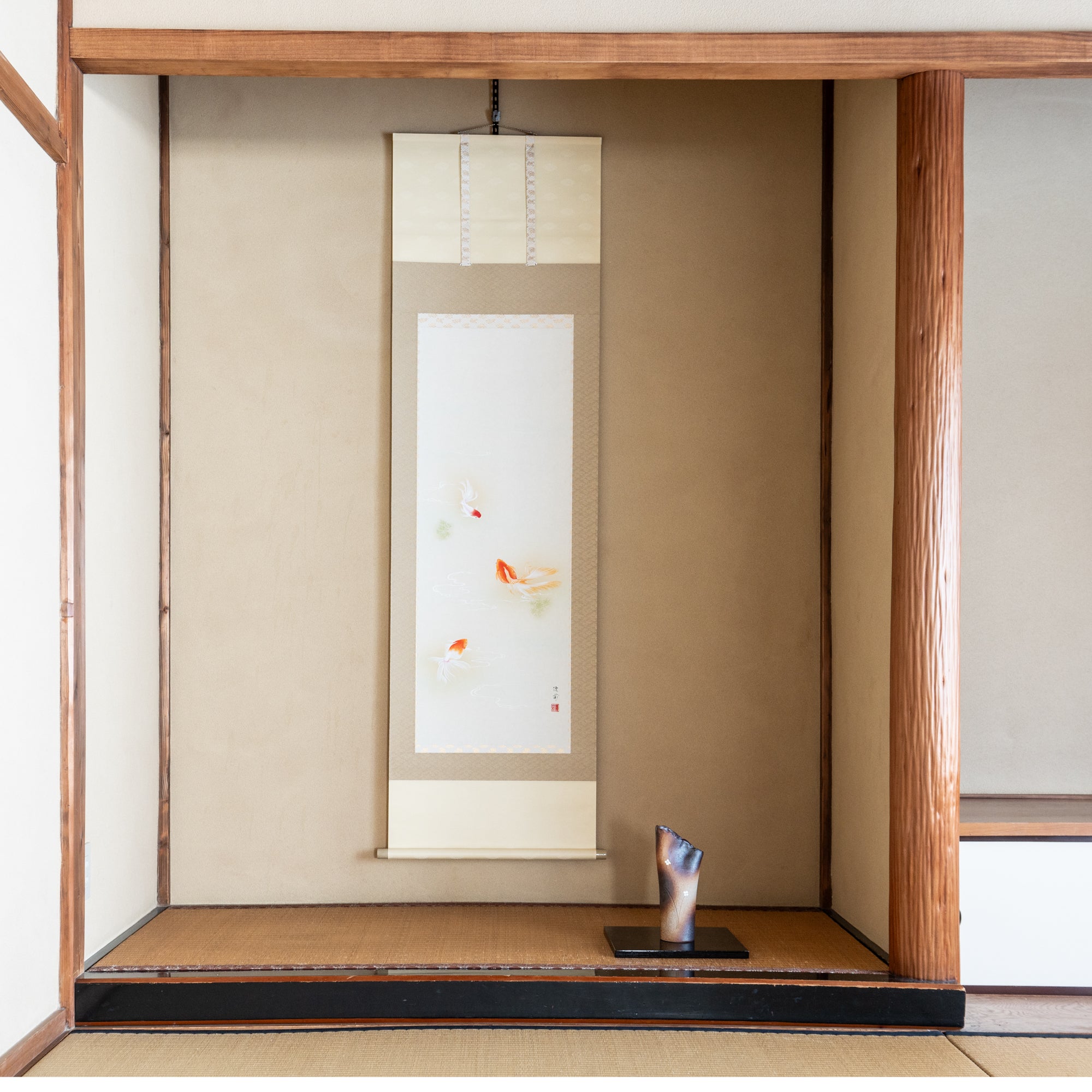 Goldfish Kakejiku Hanging Scroll