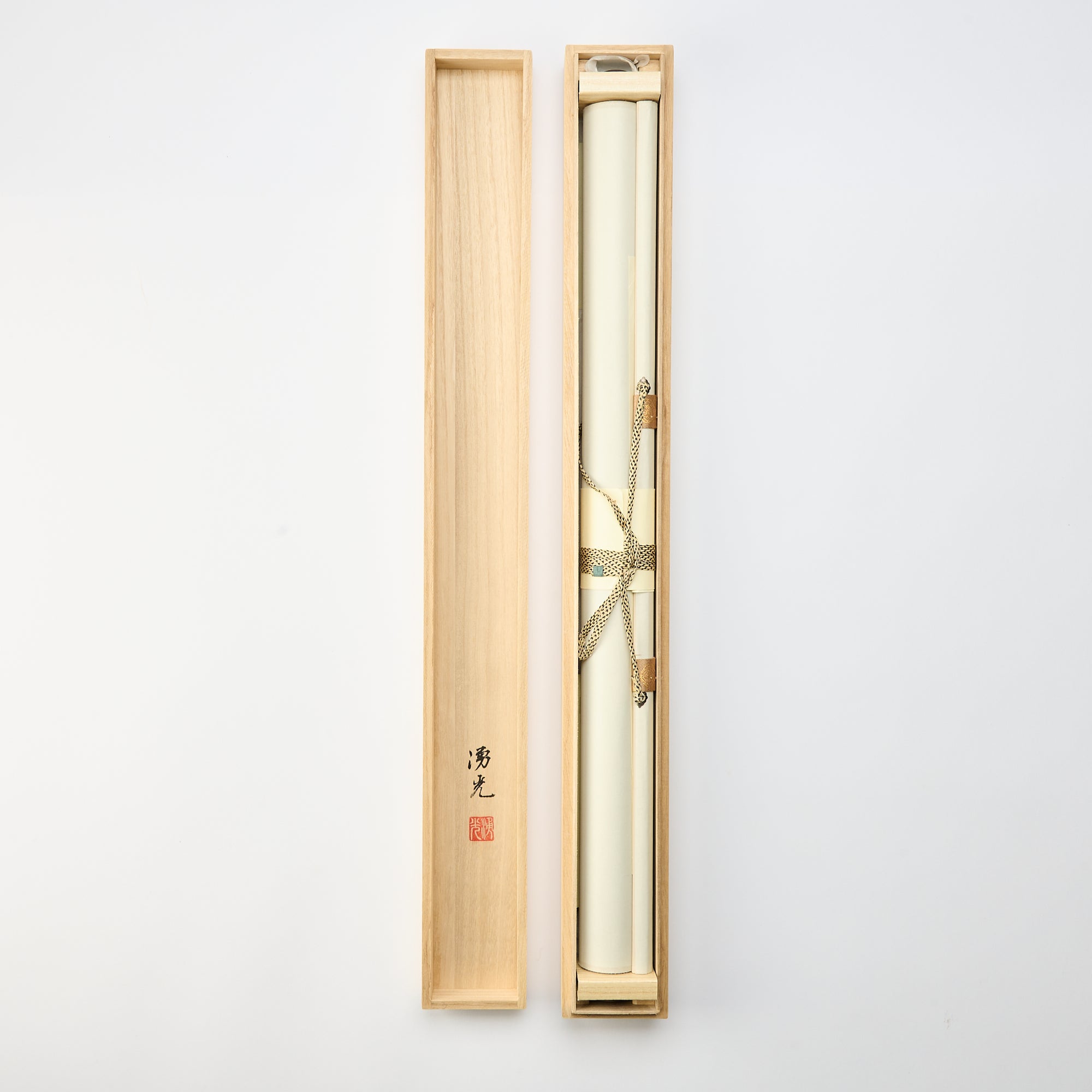 Golden Mt. Fuji Kakejiku Hanging Scroll