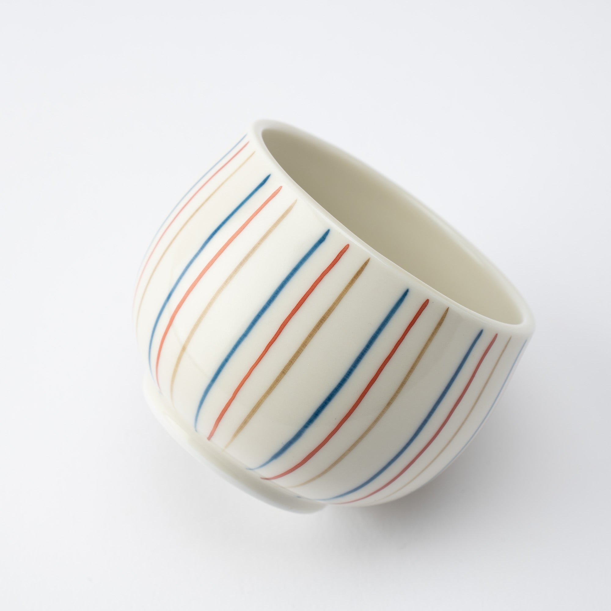 Tasei Kiln Tri-Color Tokusa Arita Chawanmushi Bowl