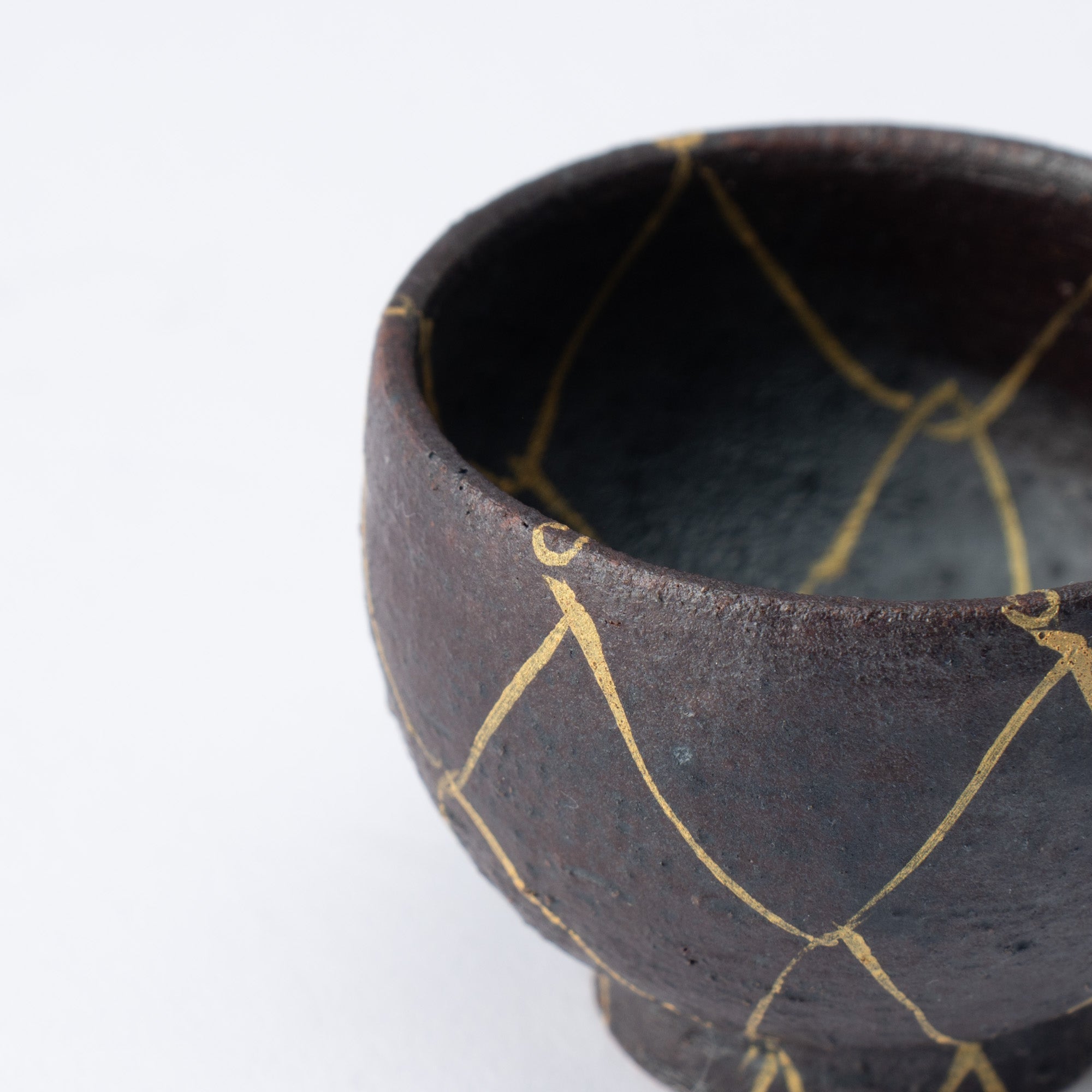 Jarra de sake Kinsai Mesh Design Katakuchi