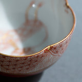 Fukushima Reiko Akae-Saibyo Gourd Kutani Sake Cup