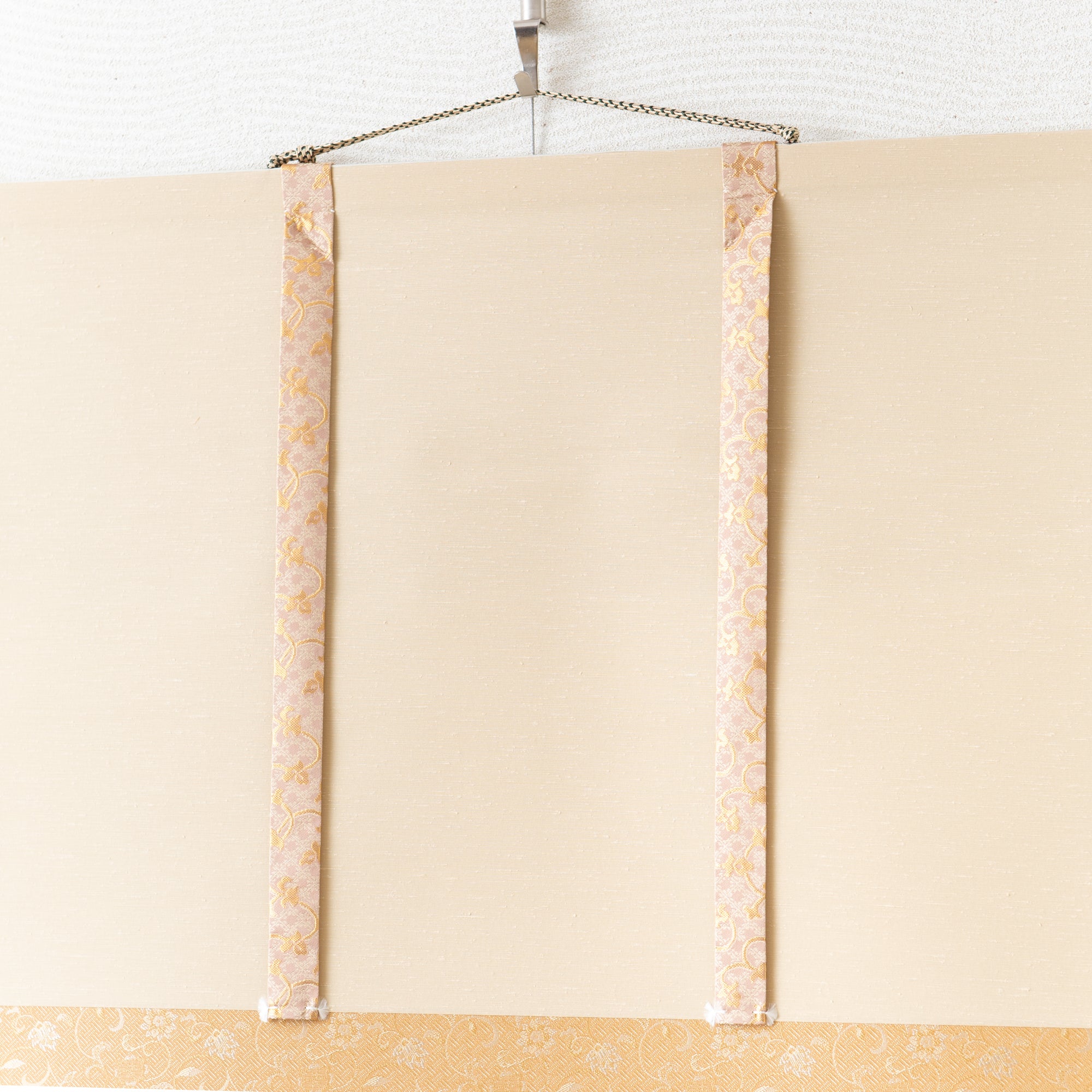 Red Mt. Fuji And Soaring Cranes Kakejiku Hanging Scroll