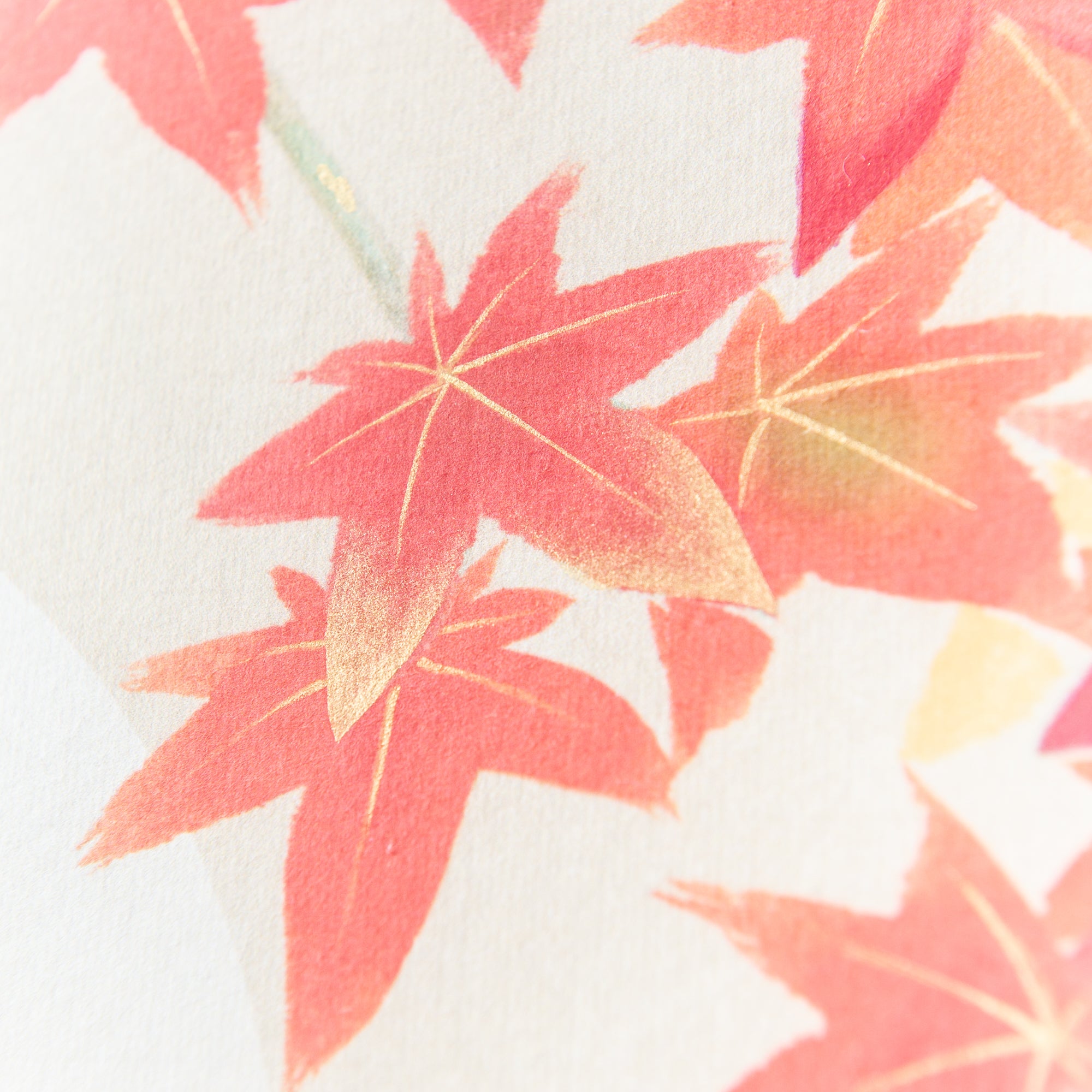 Kakejiku-Hängerolle mit mondbeschienenen Herbstblättern