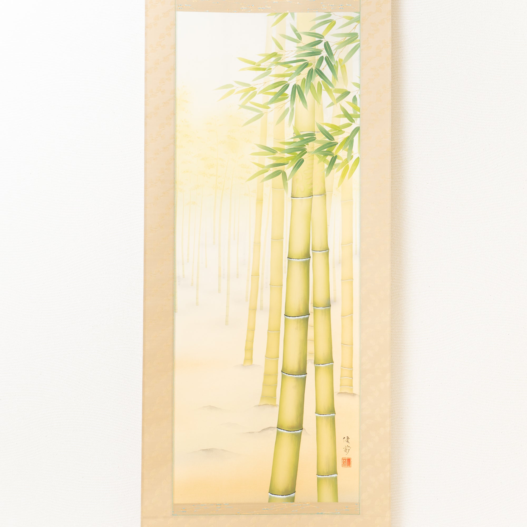 Auspicious Bamboo Grove Kakejiku Hanging Scroll