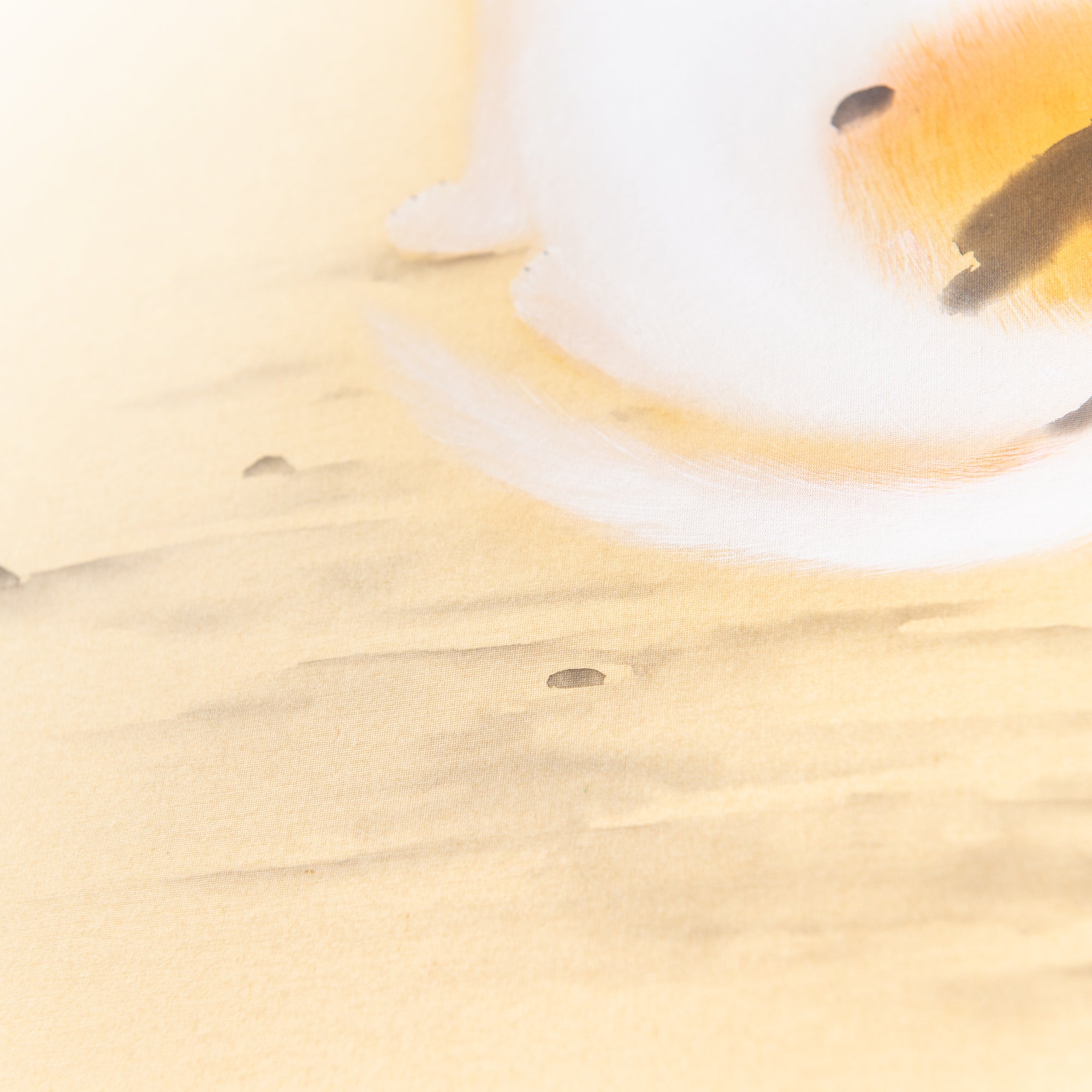 Cat and Butterfly Kakejiku Hanging Scroll