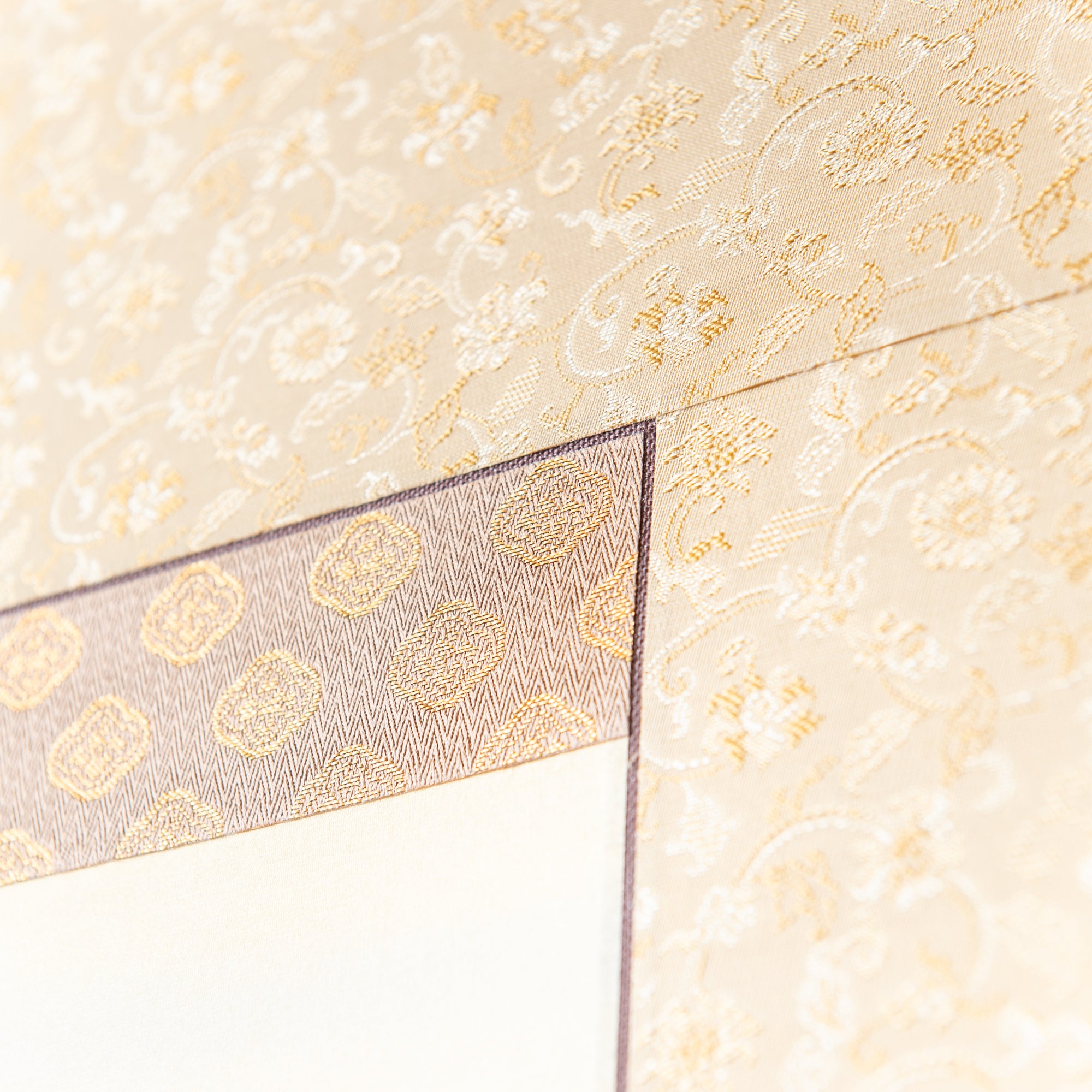 Golden Mt. Fuji Kakejiku Hanging Scroll