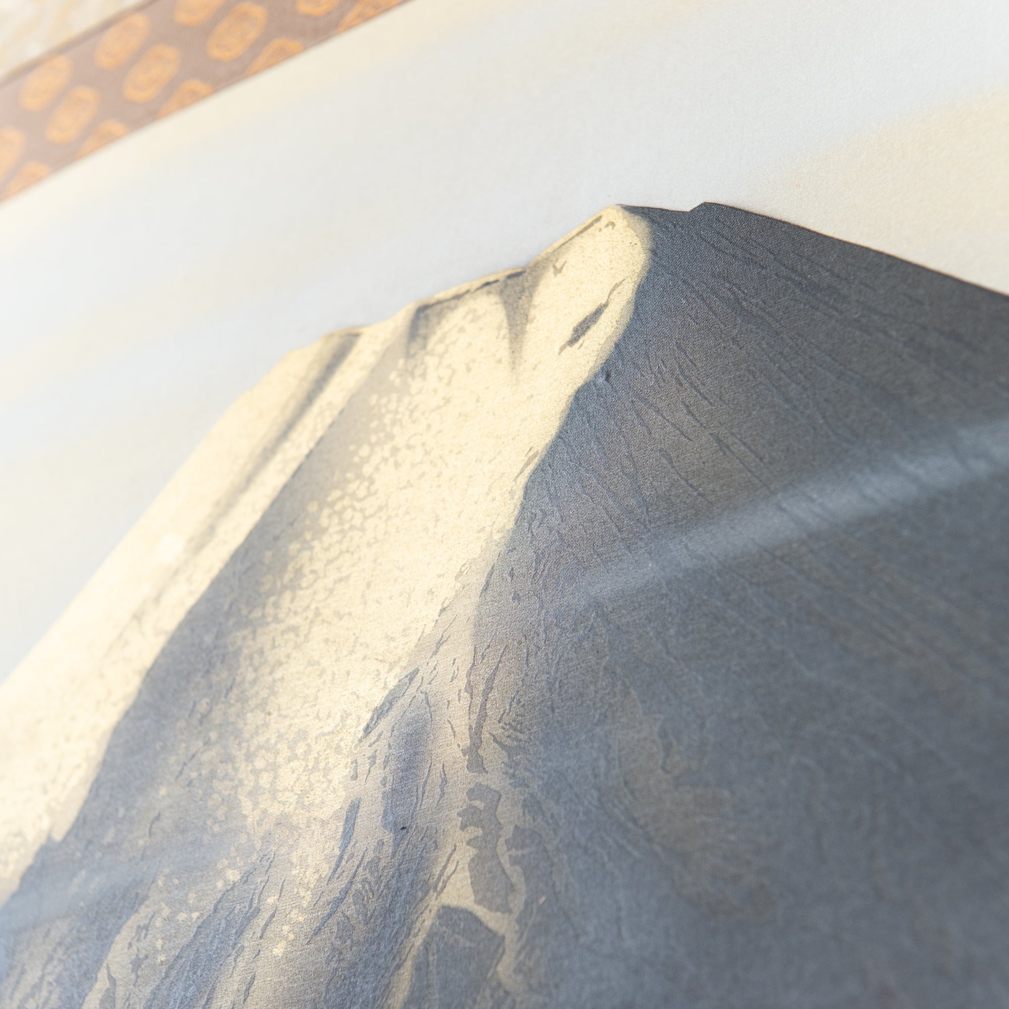 Golden Mt. Fuji Kakejiku Hanging Scroll