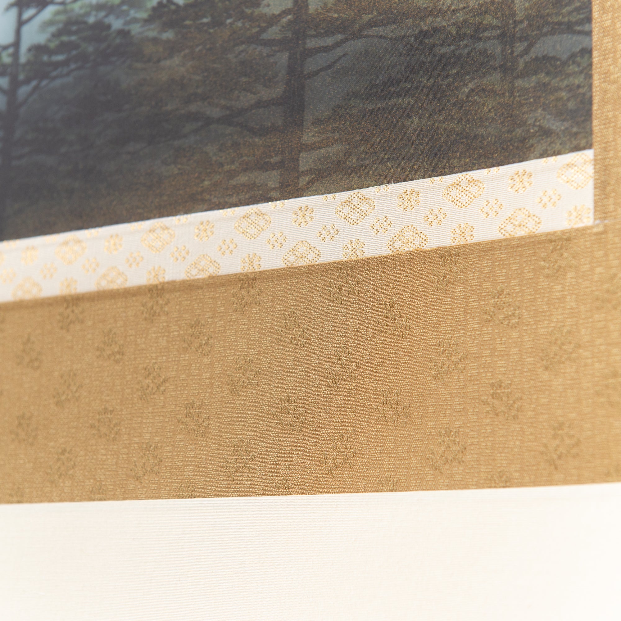 Red Mt. Fuji  Landscape Kakejiku Hanging Scroll