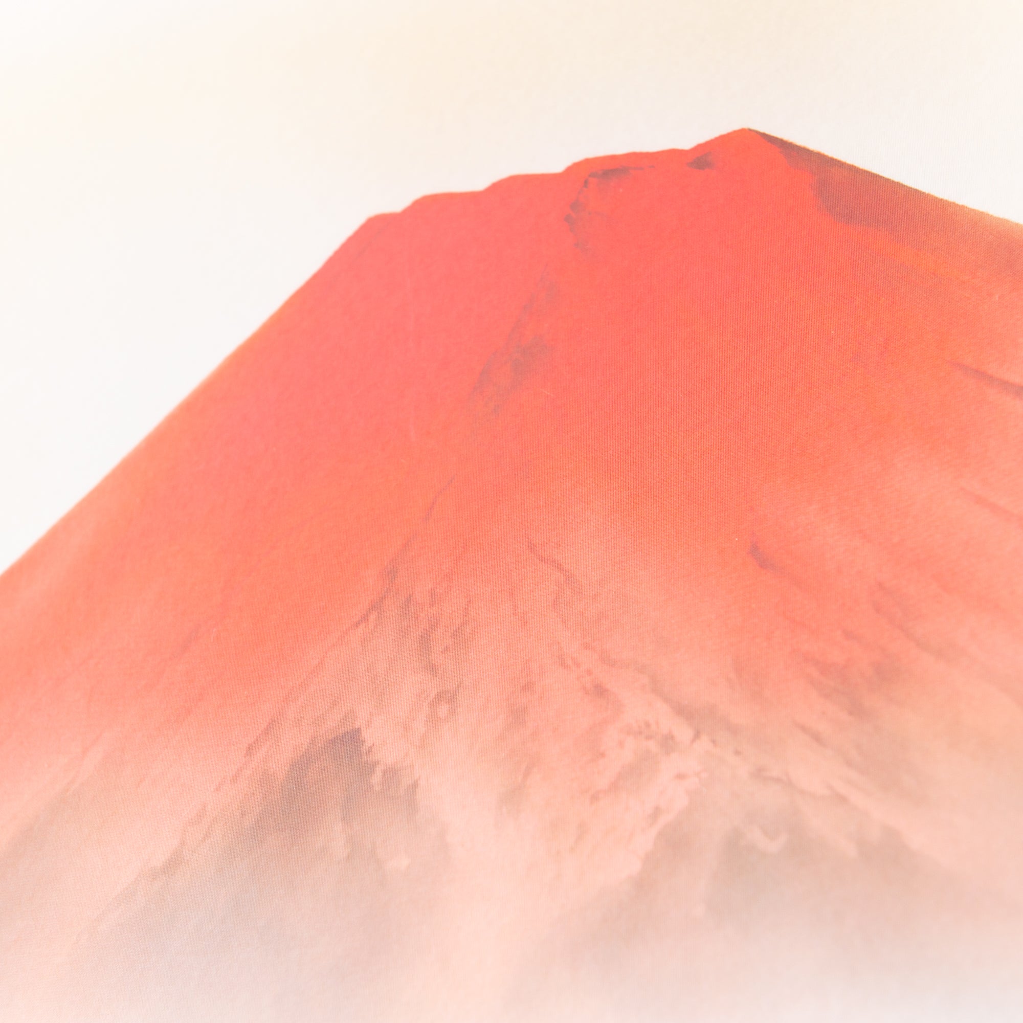 Red Mt. Fuji  Landscape Kakejiku Hanging Scroll