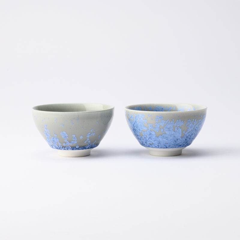 Hibino Crystalline Glaze Mino Ware Japanese Teacup