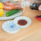 Hirota Autumn Pampas Grass Edo Kiriko Cut Glass Soy Sauce Dispenser