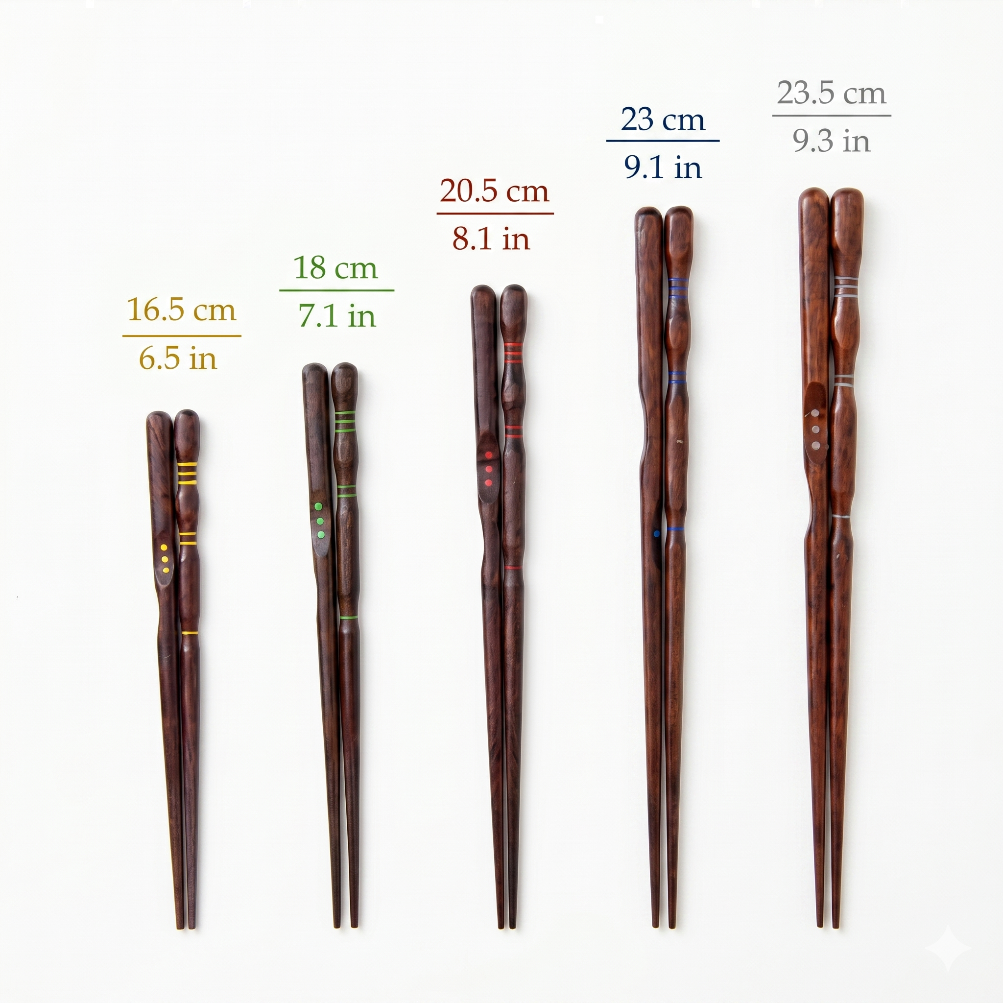 Palillos con soporte de tres puntos