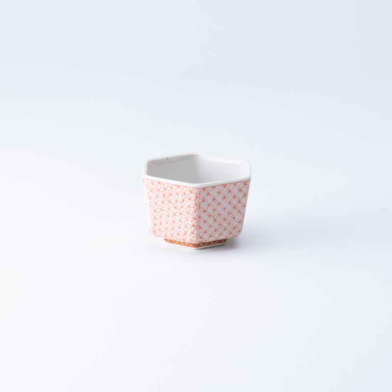 Fukushima Reiko Akae-Saibyo Sarasa Kutani Sake Cup