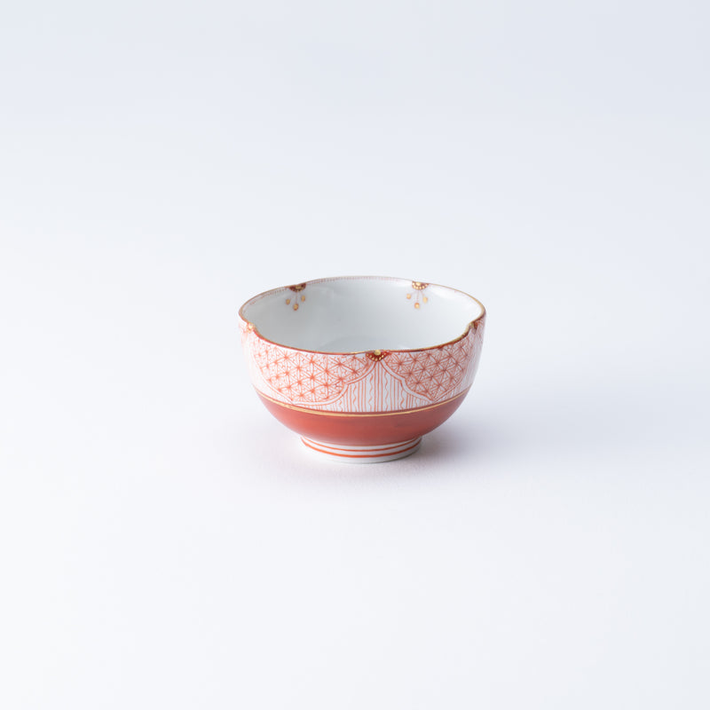 Fukushima Reiko Akae-Saibyo Gourd Kutani Sake Cup