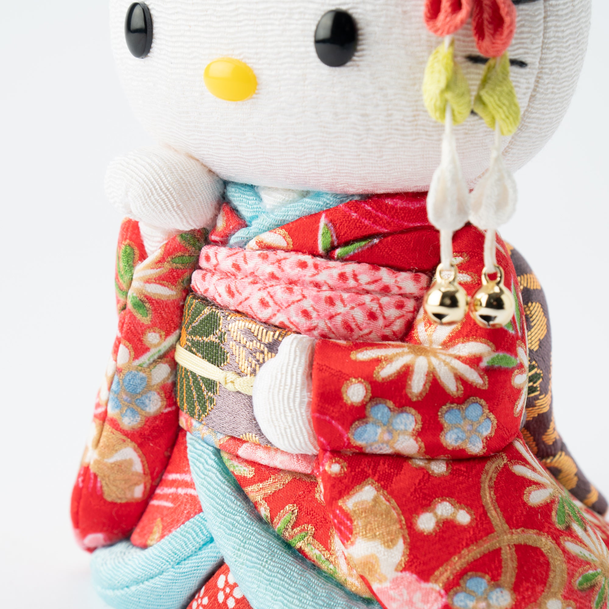 Red Maiko Styled Hello Kitty Lucky Cat