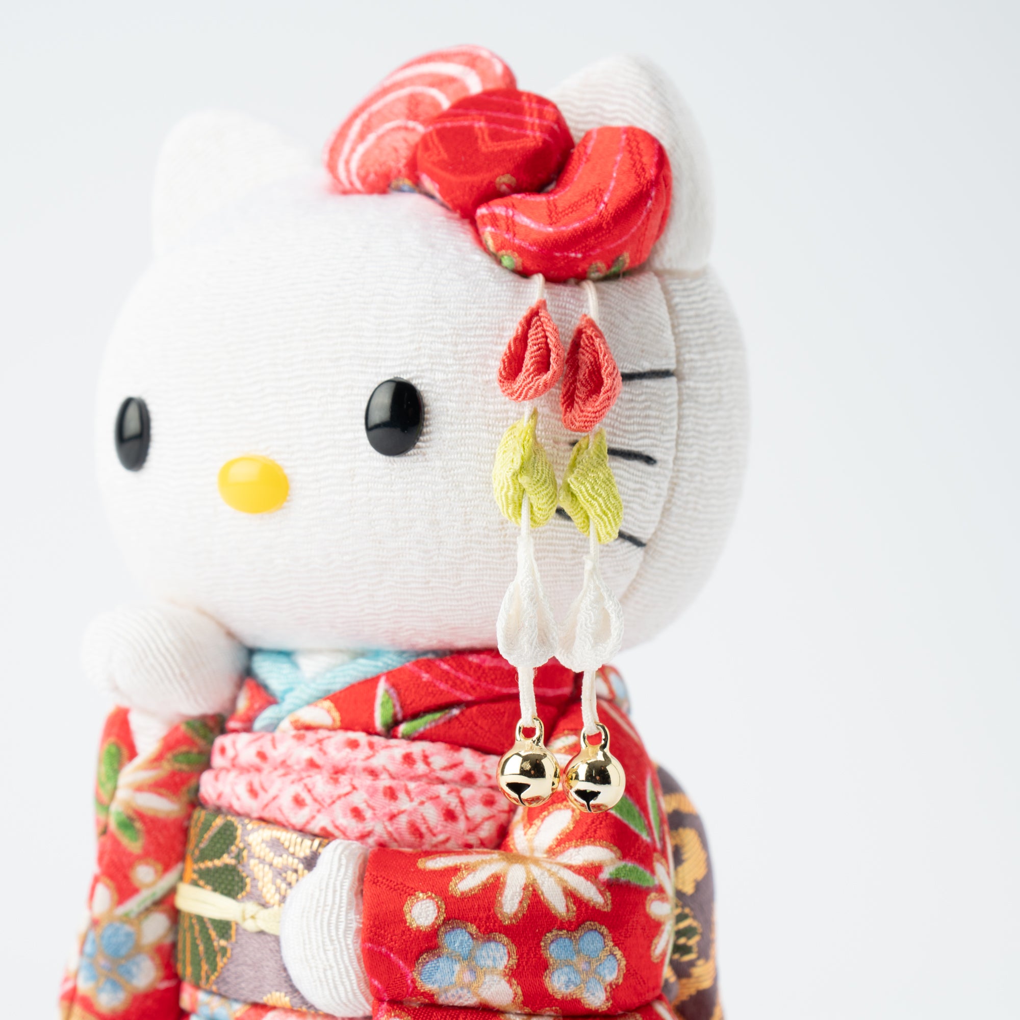 Red Maiko Styled Hello Kitty Lucky Cat