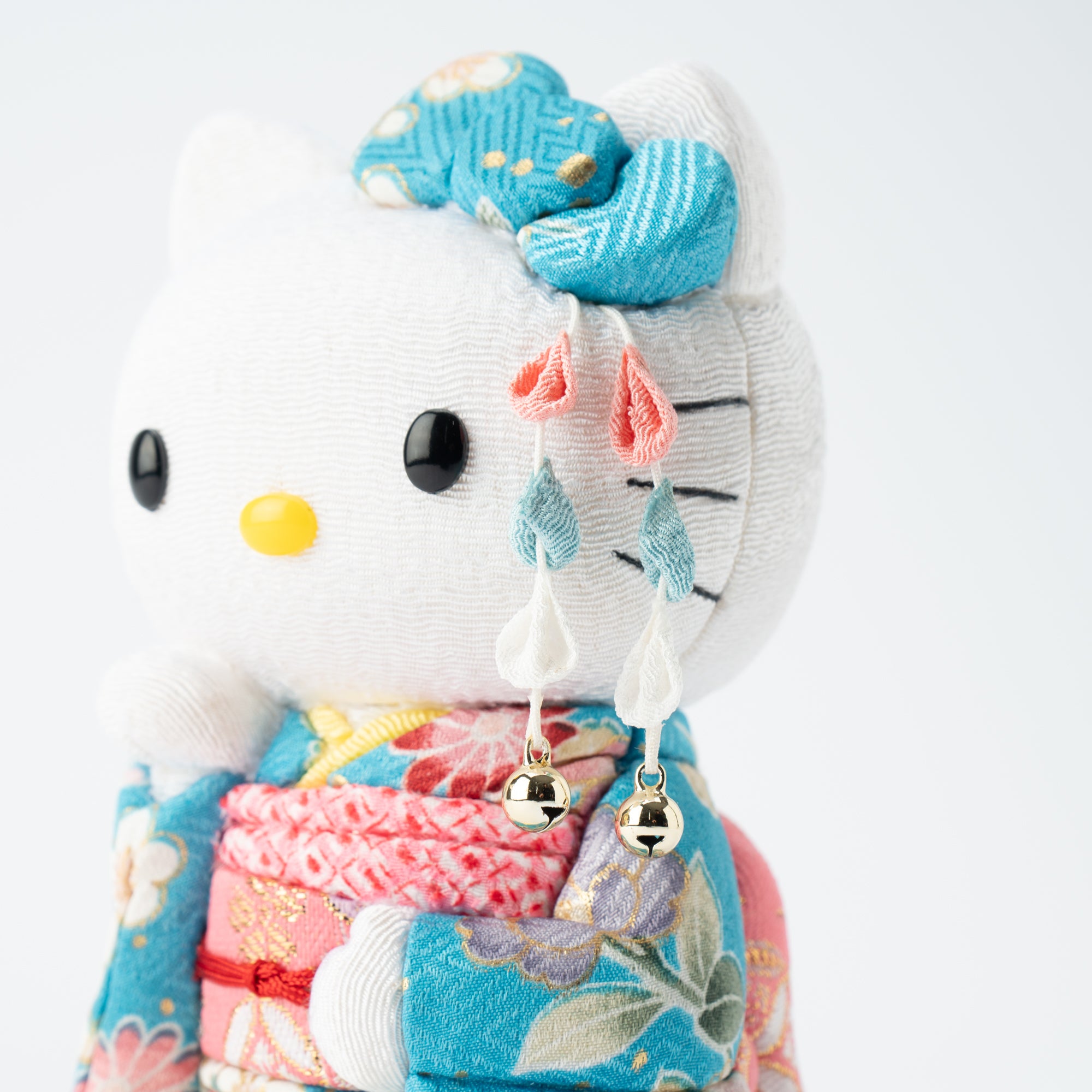 Blue Maiko Styled Hello Kitty Lucky Cat