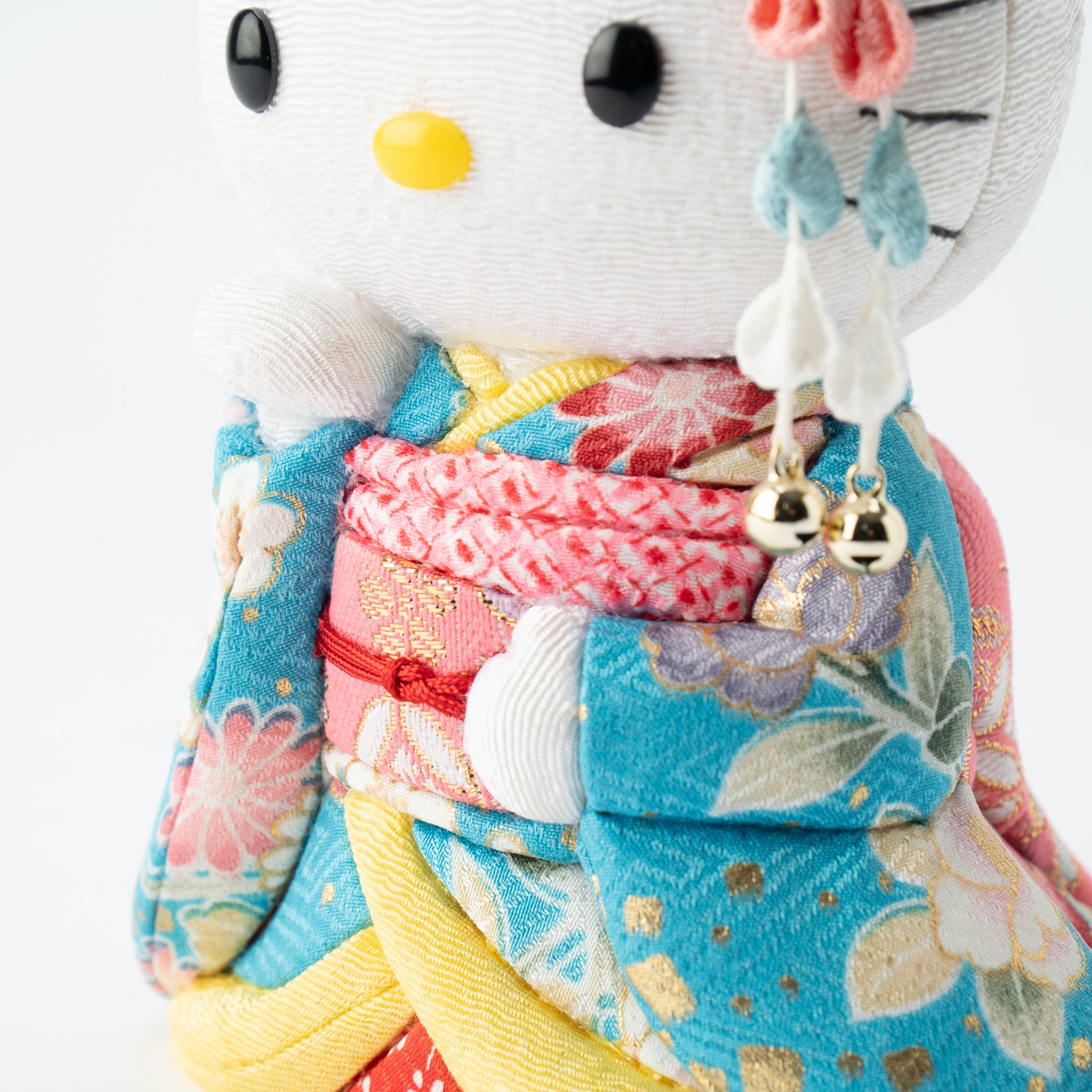 Blue Maiko Styled Hello Kitty Lucky Cat