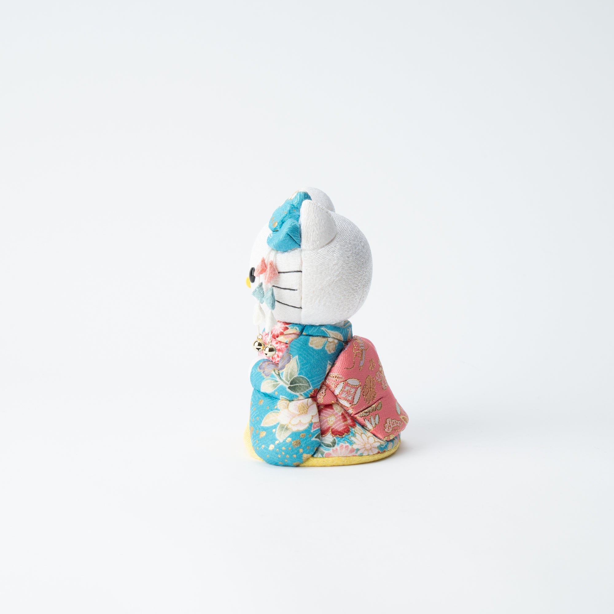 Blue Maiko Styled Hello Kitty Lucky Cat