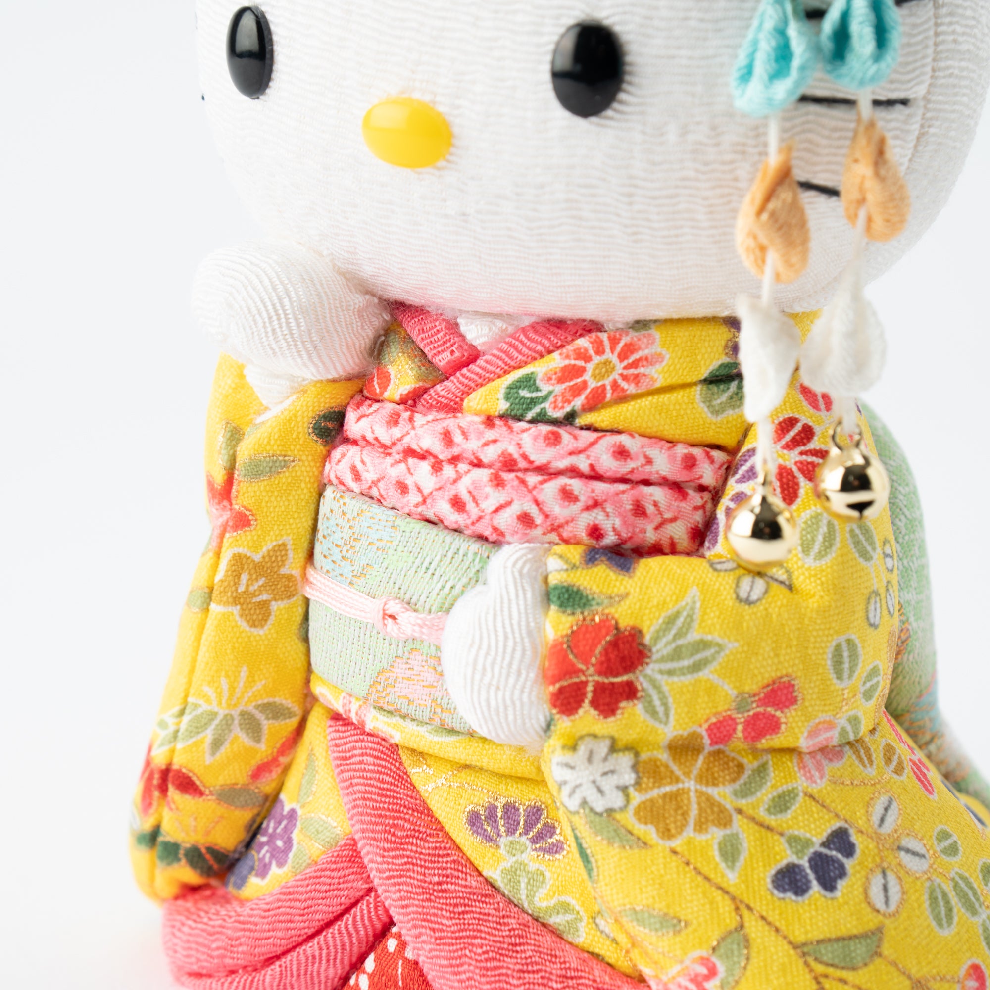 Yellow Maiko Styled Hello Kitty Lucky Cat