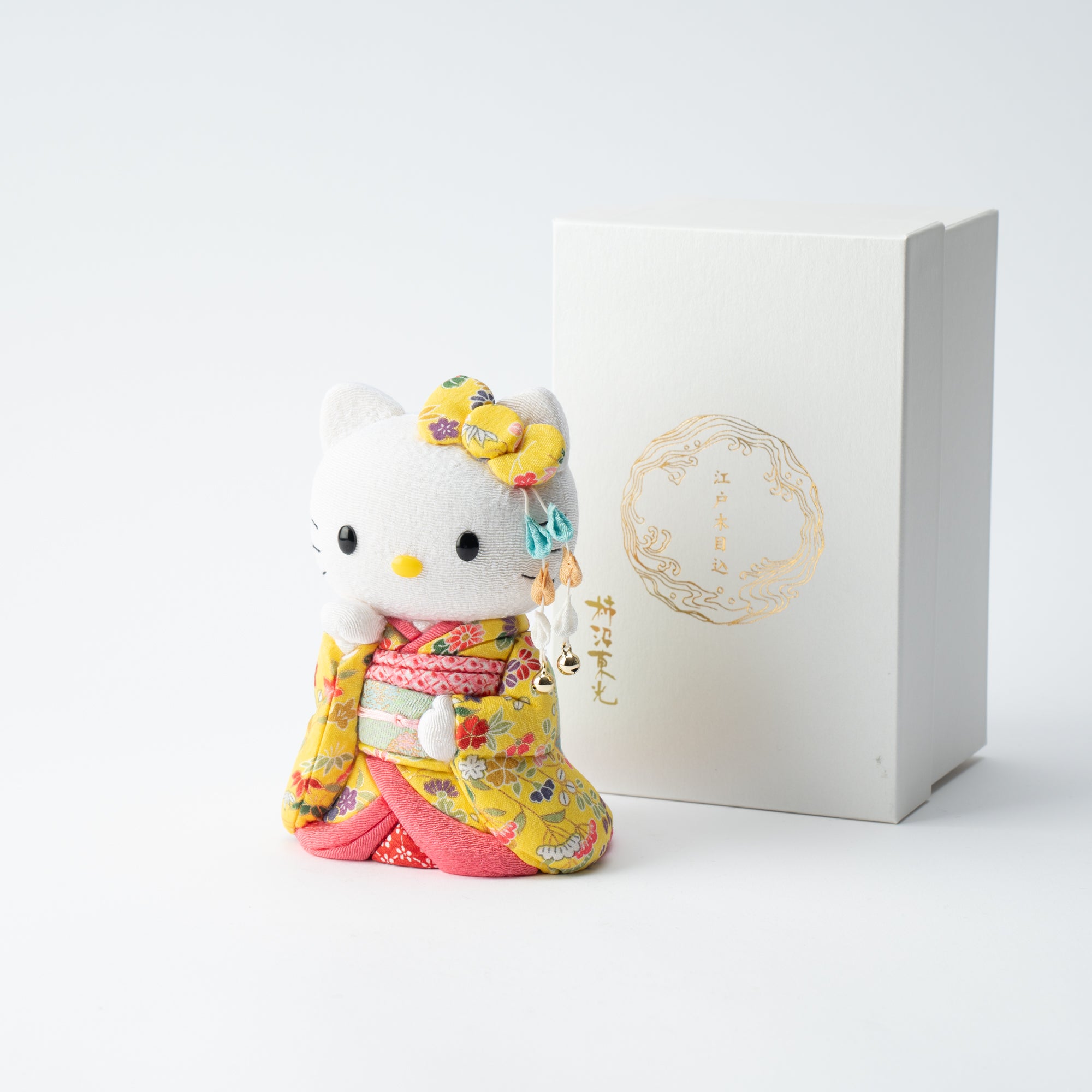 Yellow Maiko Styled Hello Kitty Lucky Cat