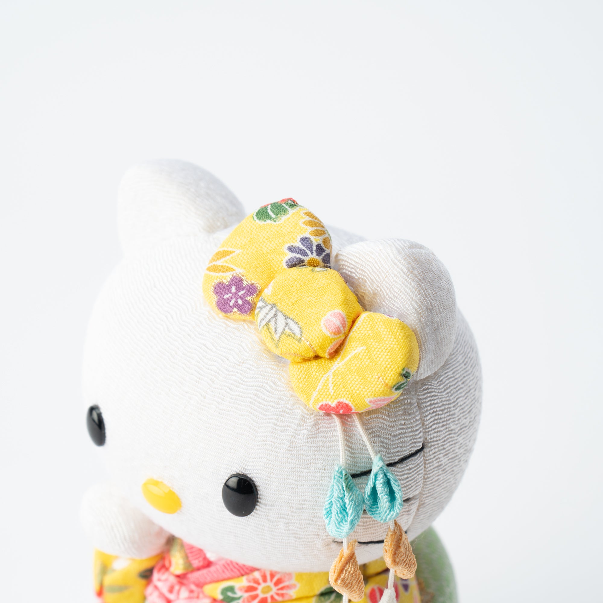 Yellow Maiko Styled Hello Kitty Lucky Cat