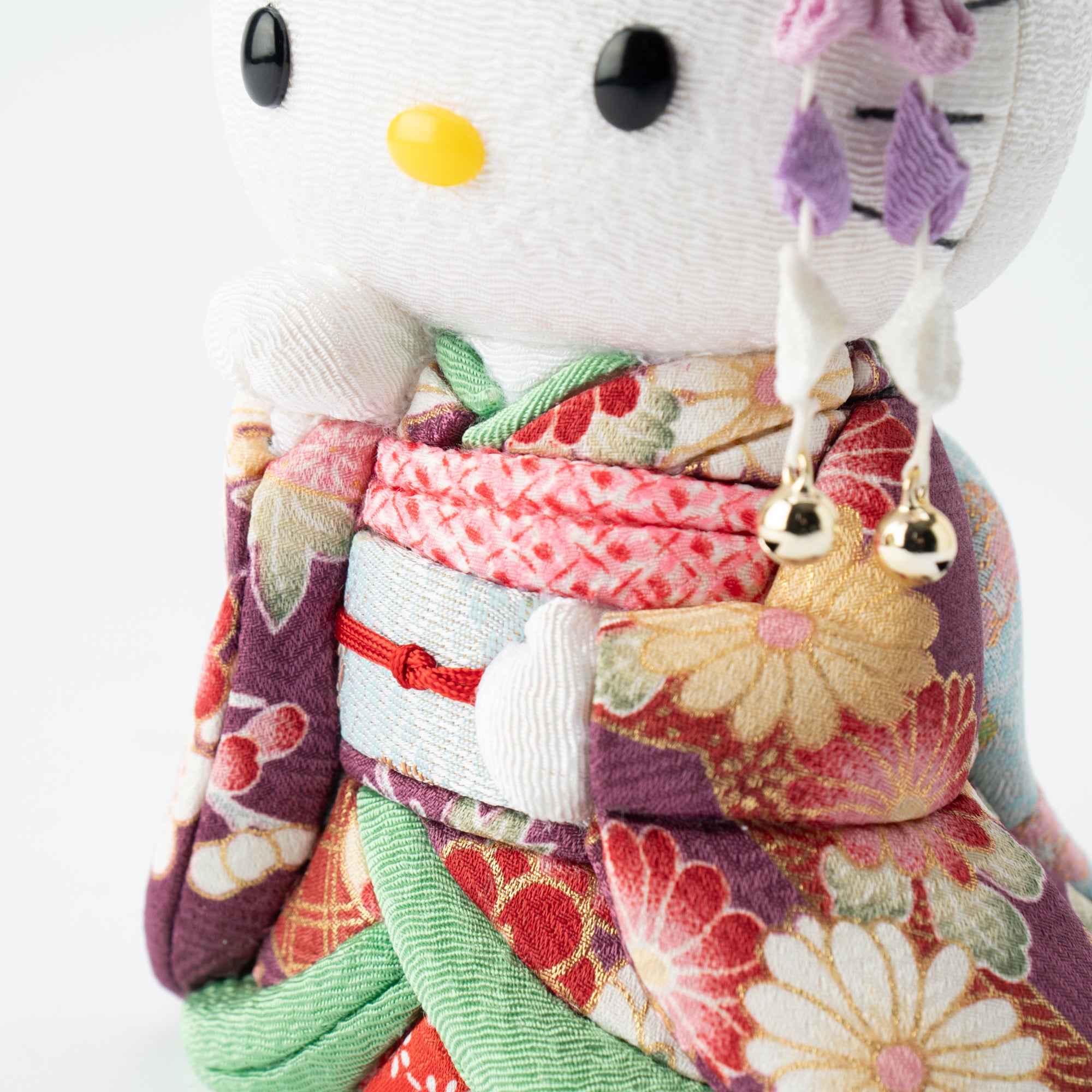 Purple Maiko Styled Hello Kitty Lucky Cat